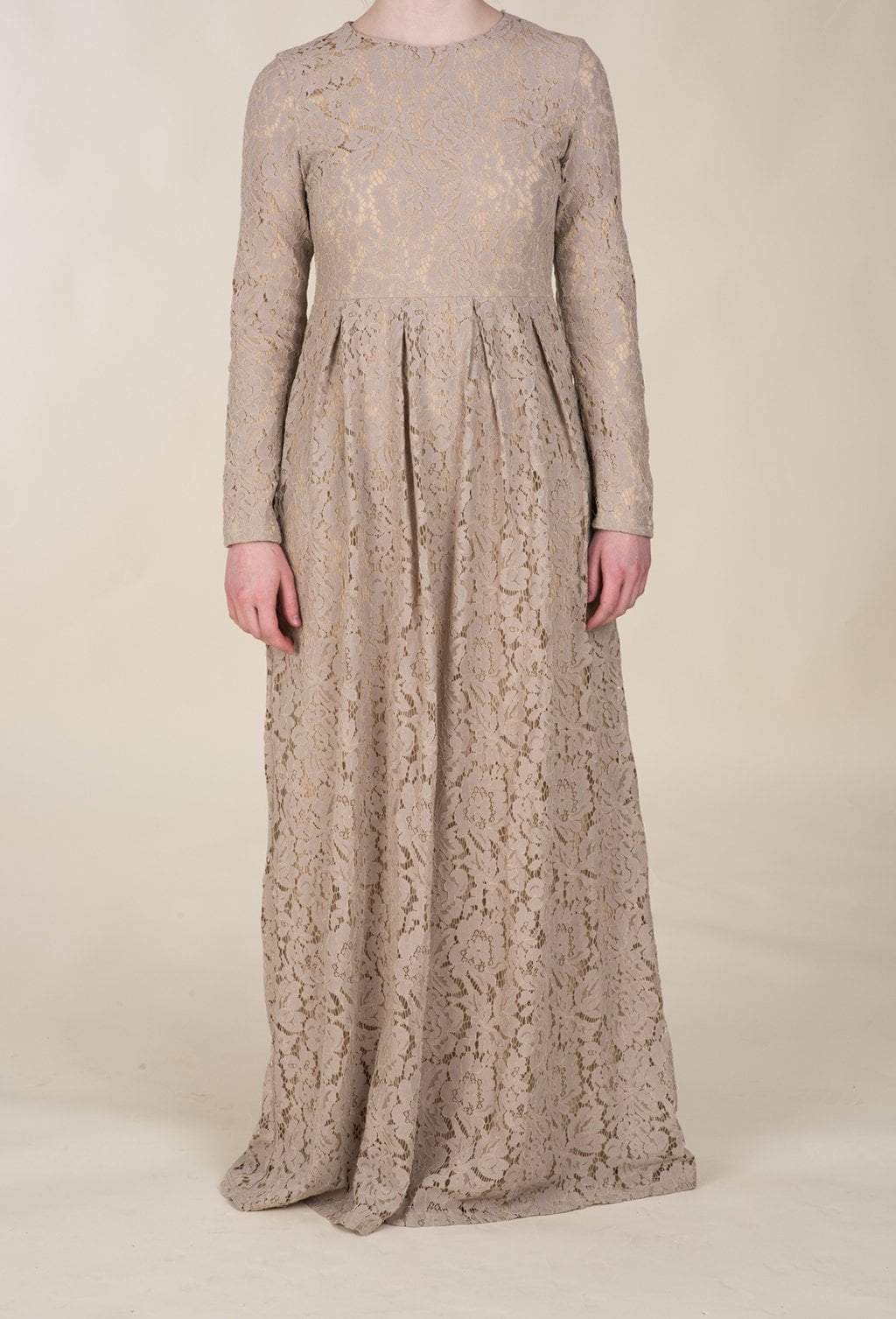 Chai Floral Pattern Lace Dress Kabayare