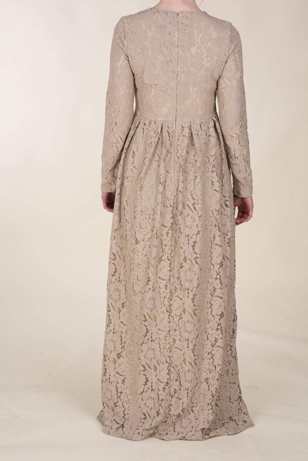 Chai Floral Pattern Lace Dress Kabayare