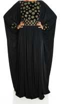 Circles Butterfly Jersey Abaya Kabayare
