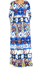 coachella print Maxi Dress Kabayare