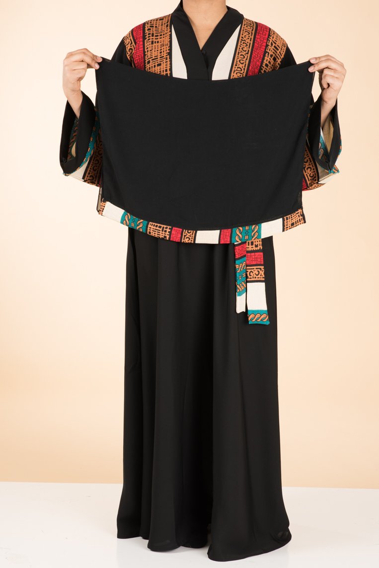colorful aztec Abaya Kabayare