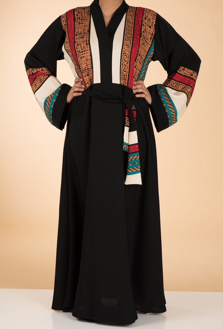colorful aztec Abaya Kabayare