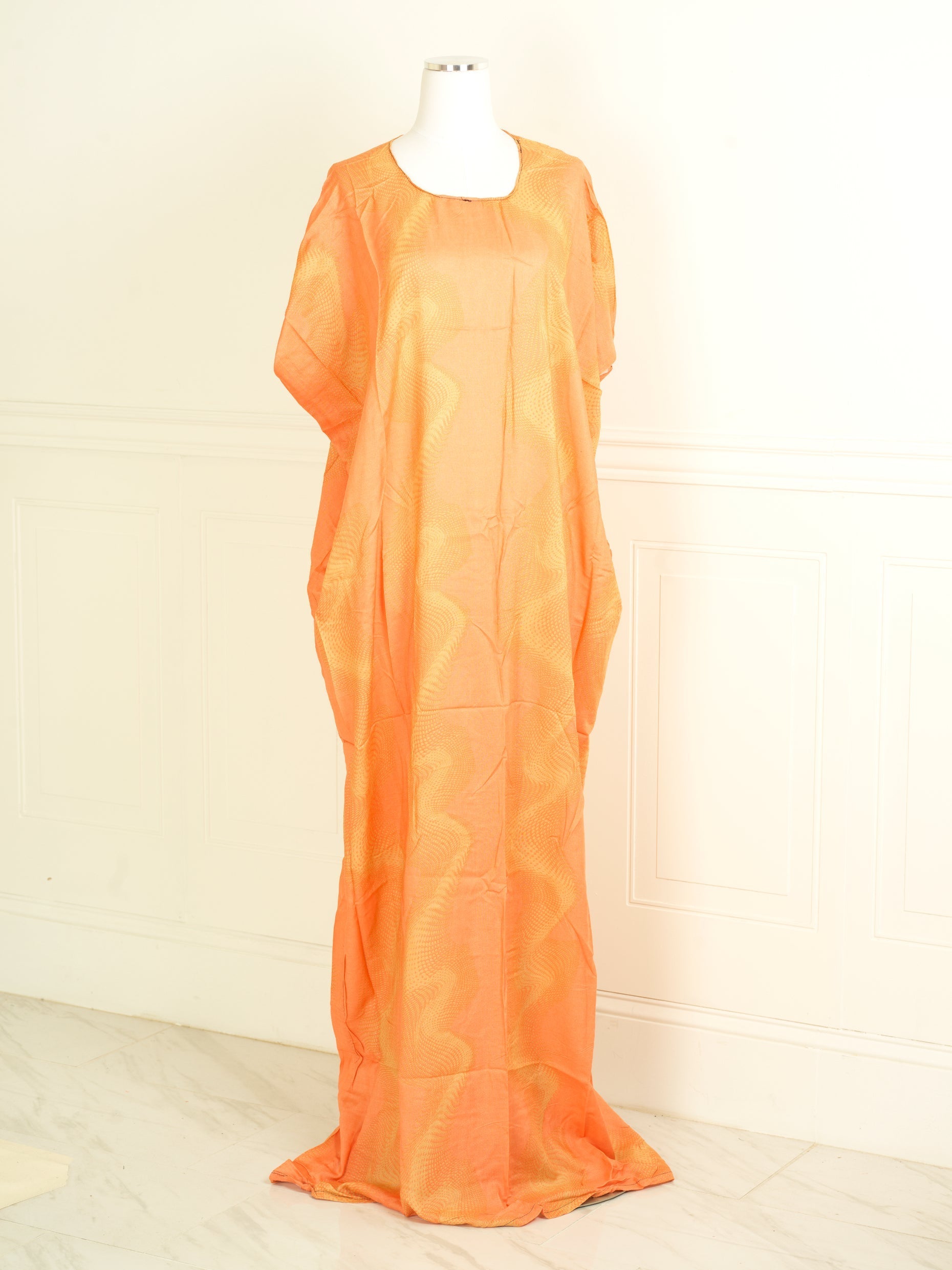coral pastel print bati dress KF