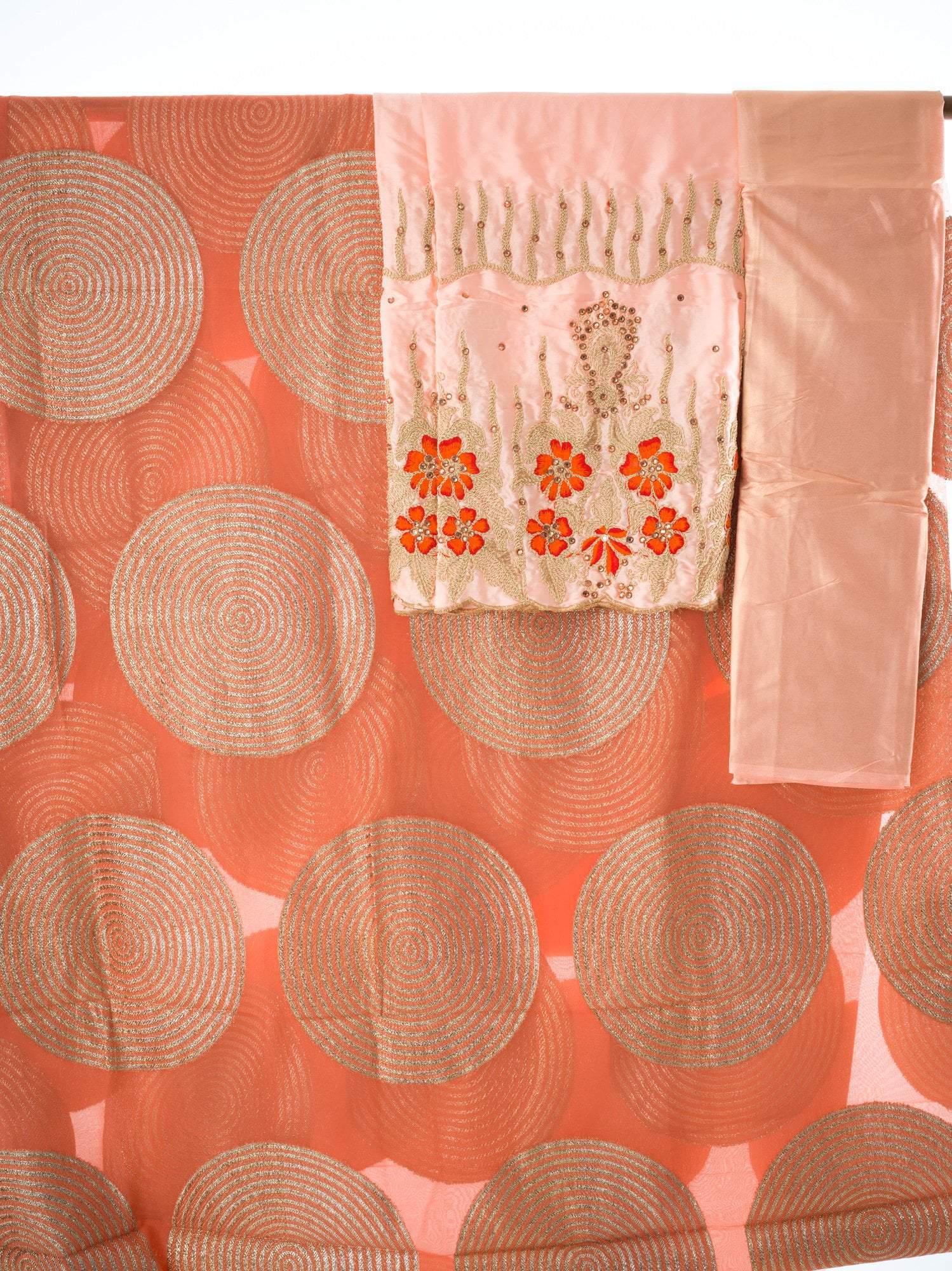 Coral Spiral fransawi inspired Dirac set Kabayare