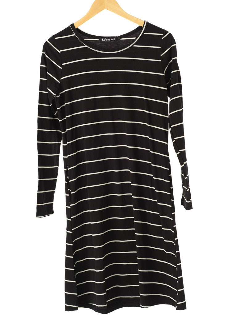 Cotton-striped midi top Kabayare