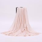 Cream Solid Viscose hijab Kabayare