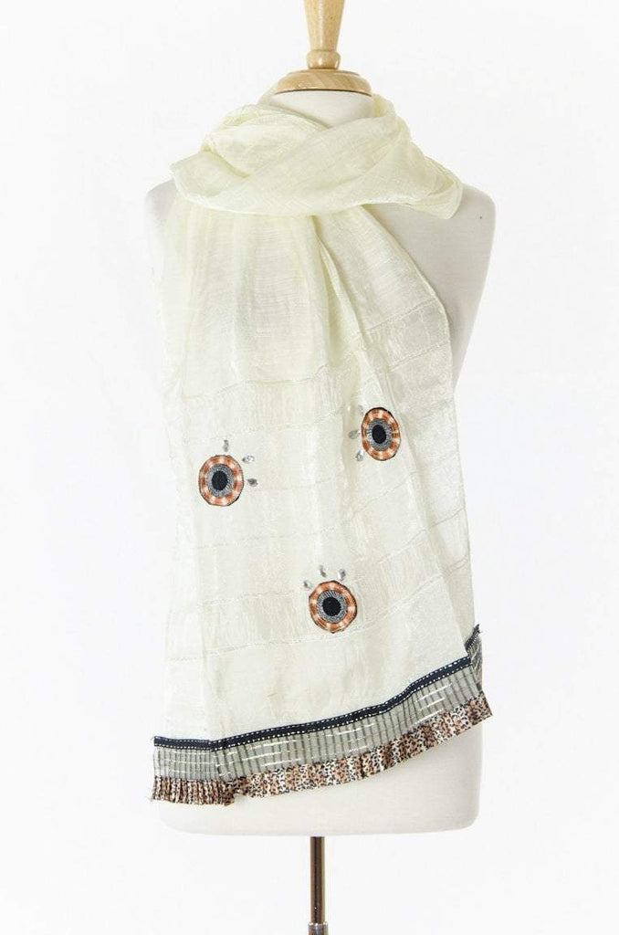 Creame Tribal Scarf Kabayare