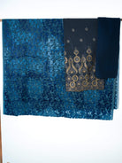 Deep Blue paisley Maqbal Dirac Kabayare