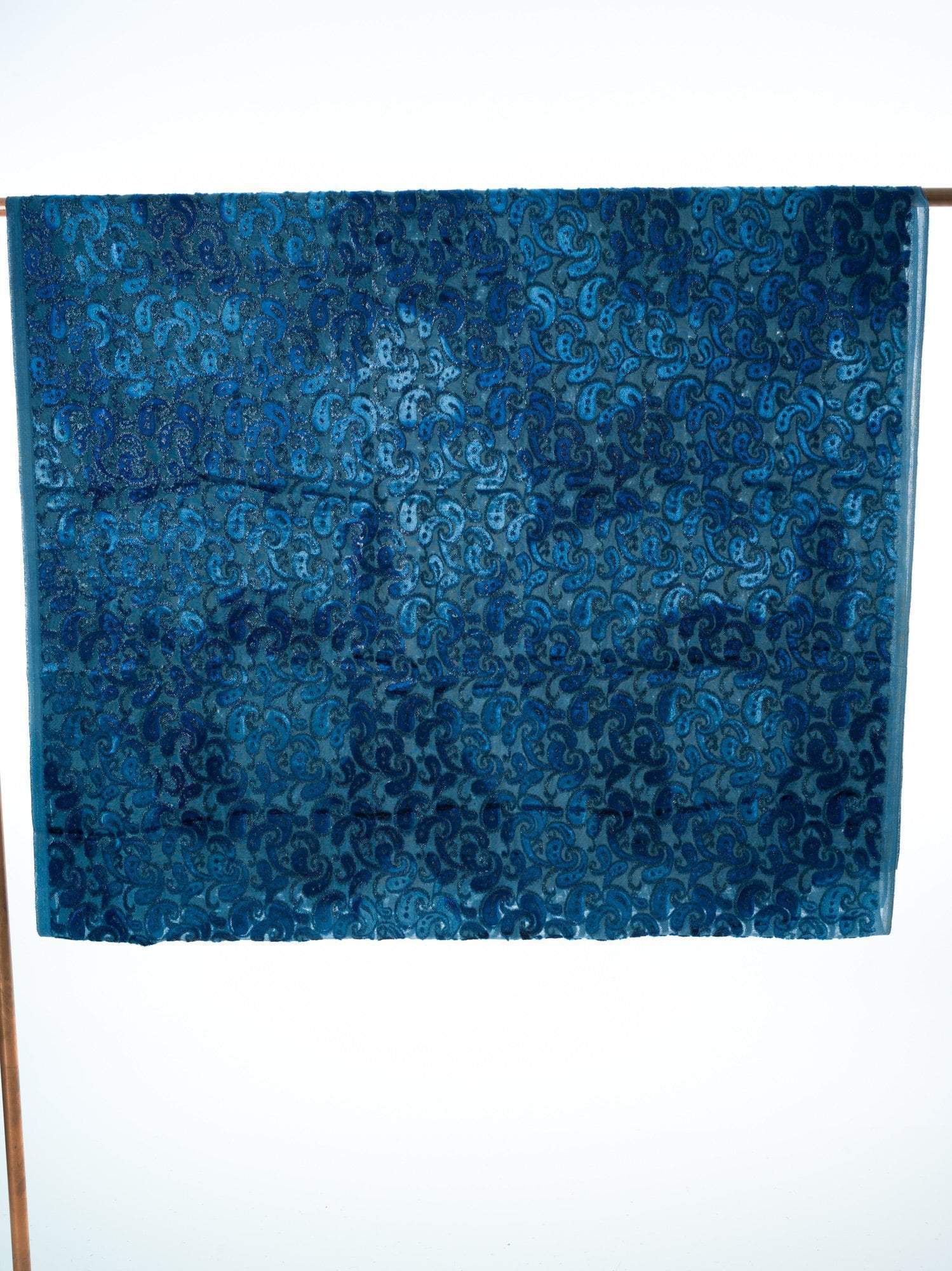 Deep Blue paisley Maqbal Dirac Kabayare