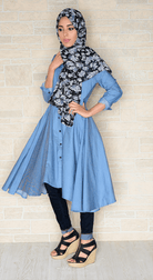 Denim Hi-low Tunic Kabayare
