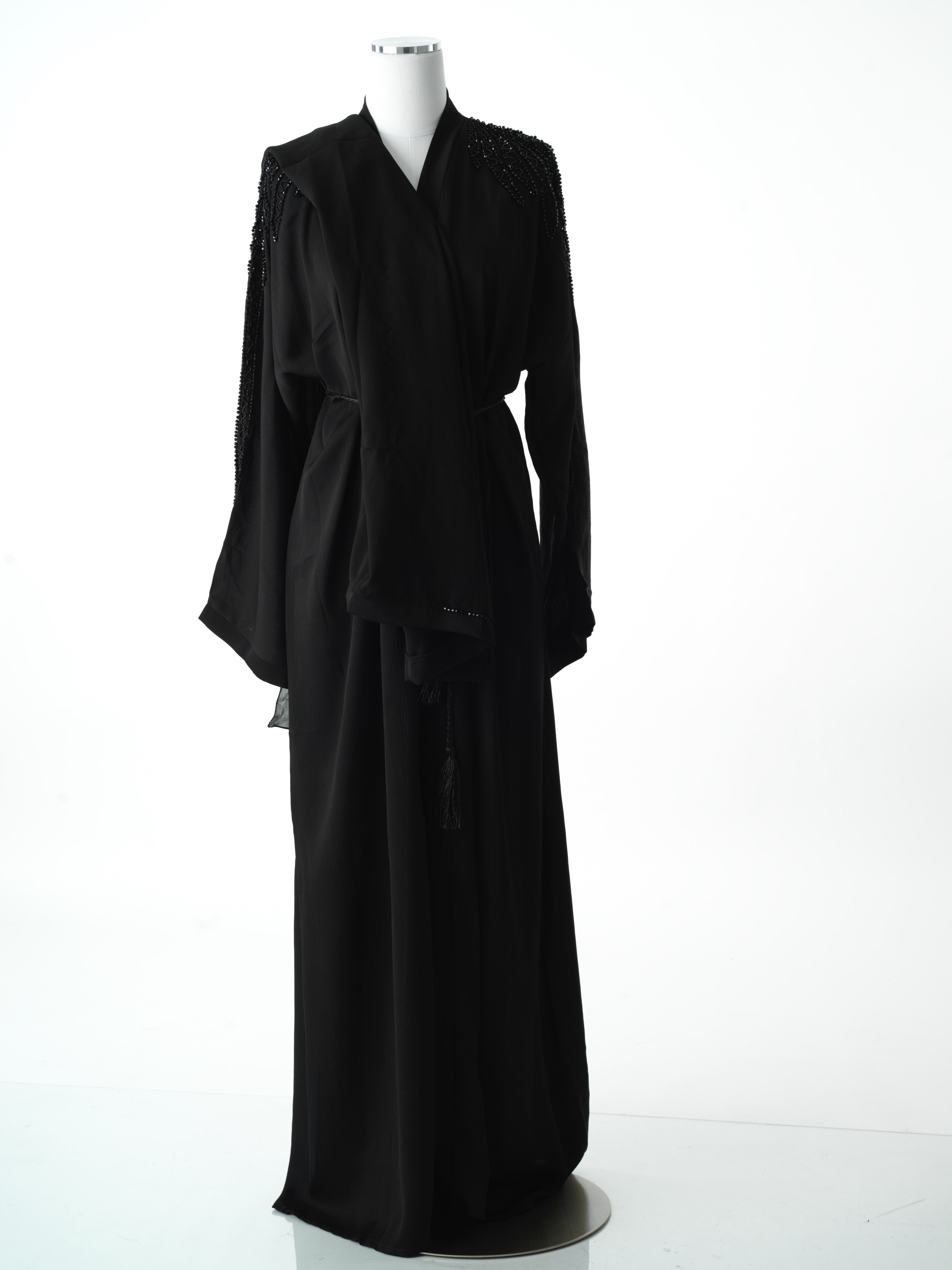 Dubia Vibes linen abaya Kabayare