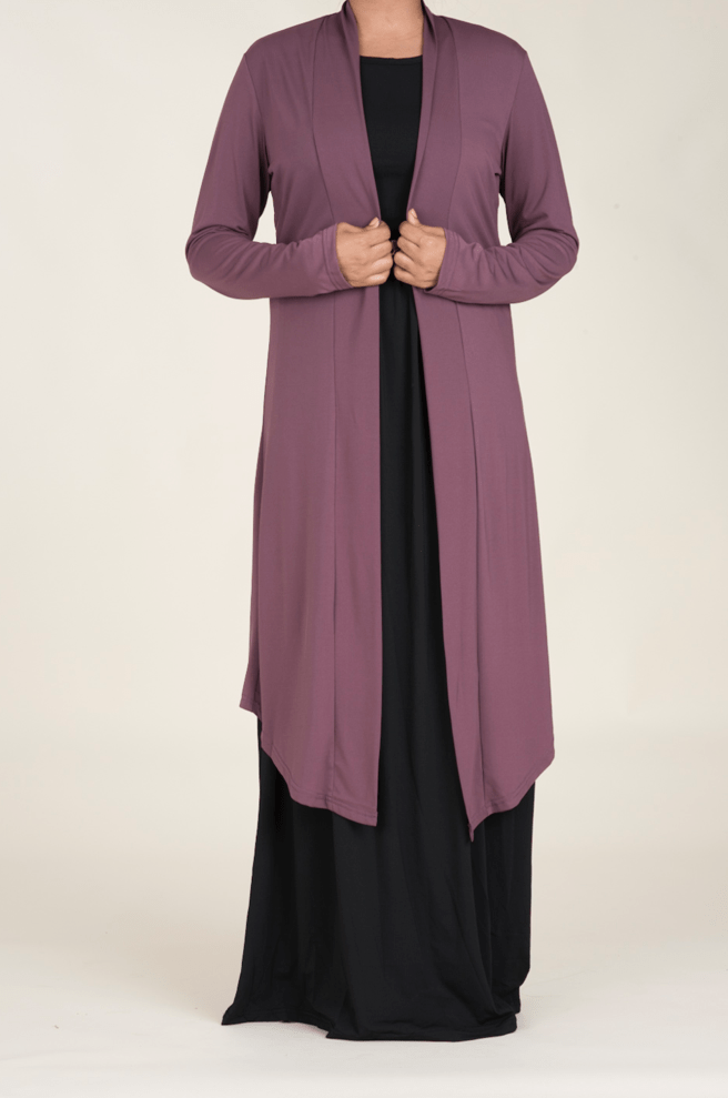 Dusty rose Maxi Cardigan Kabayare