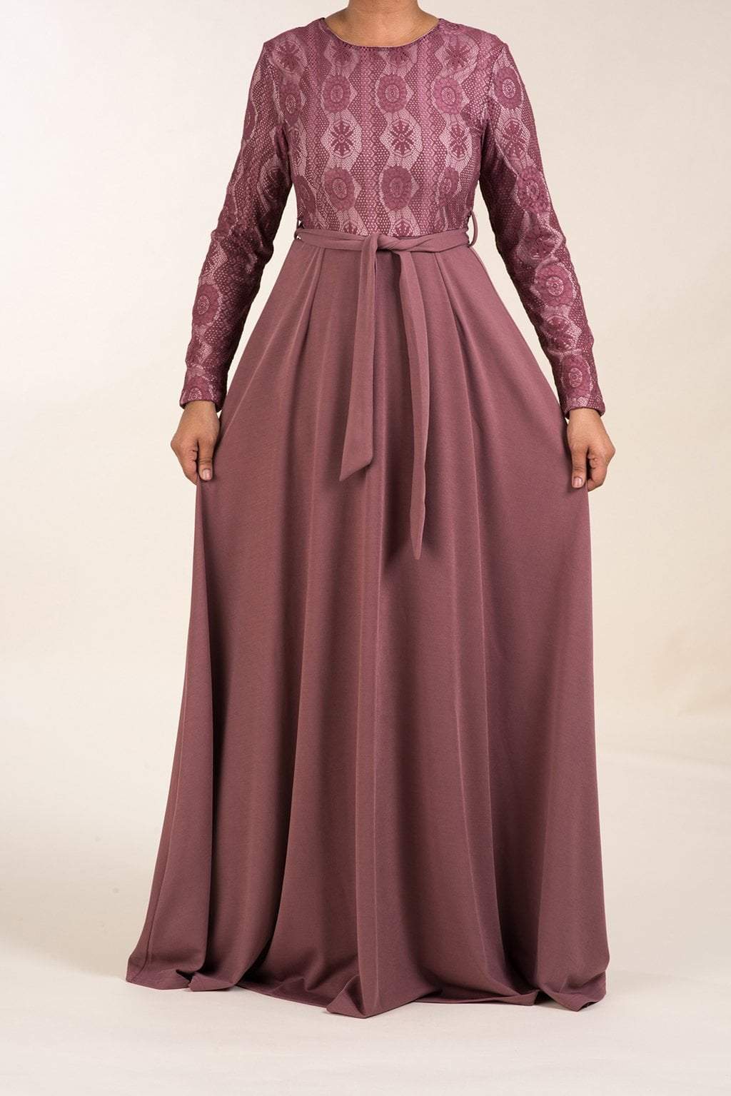 Dusty rose reema maxi dress Kabayare