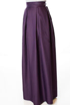 Eggplant A - Line Maxi Skirt Kabayare
