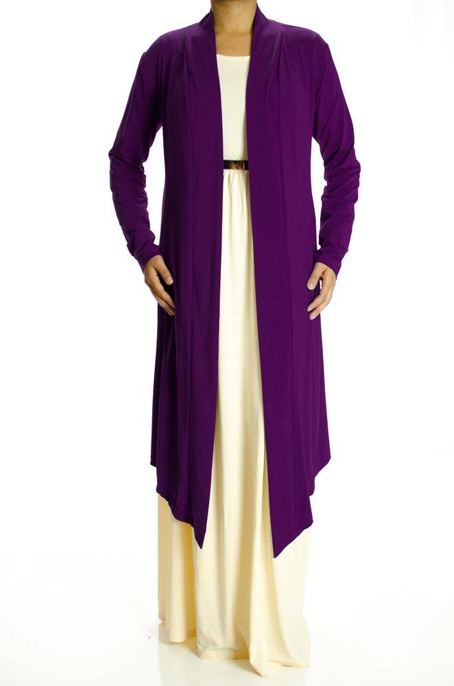 EggPlant Maxi Cardigan Kabayare
