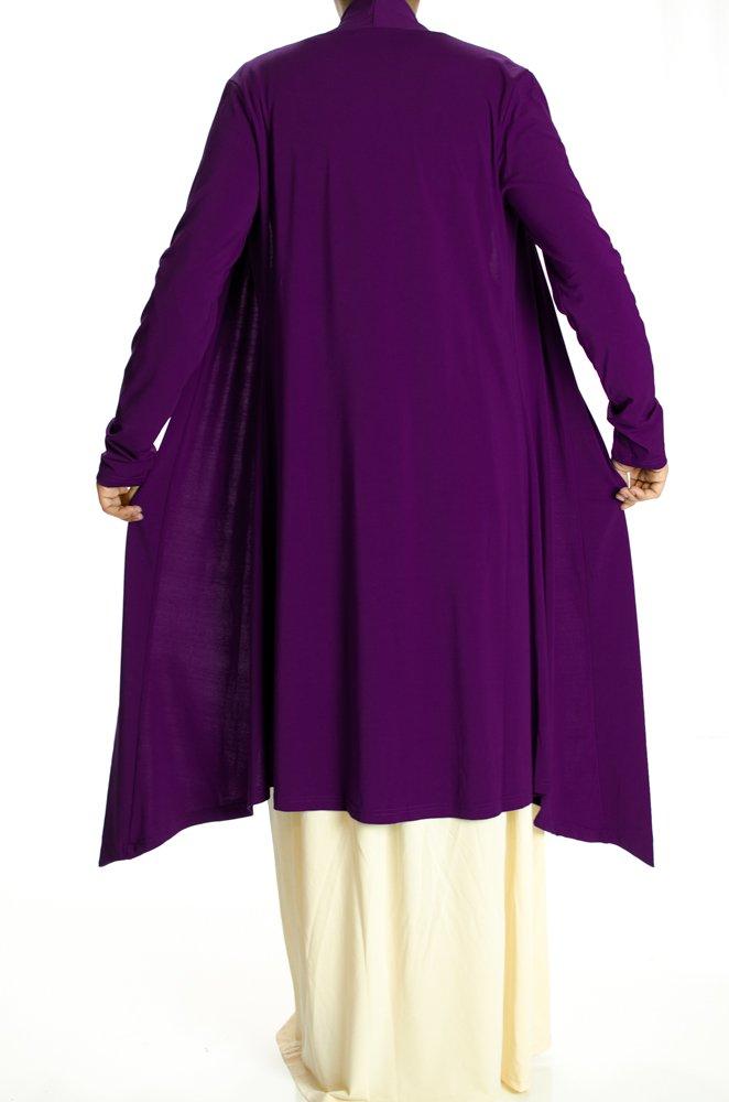 EggPlant Maxi Cardigan Kabayare