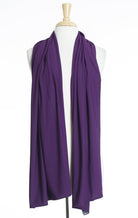Eggplant Milk Silk Hijab Kabayare