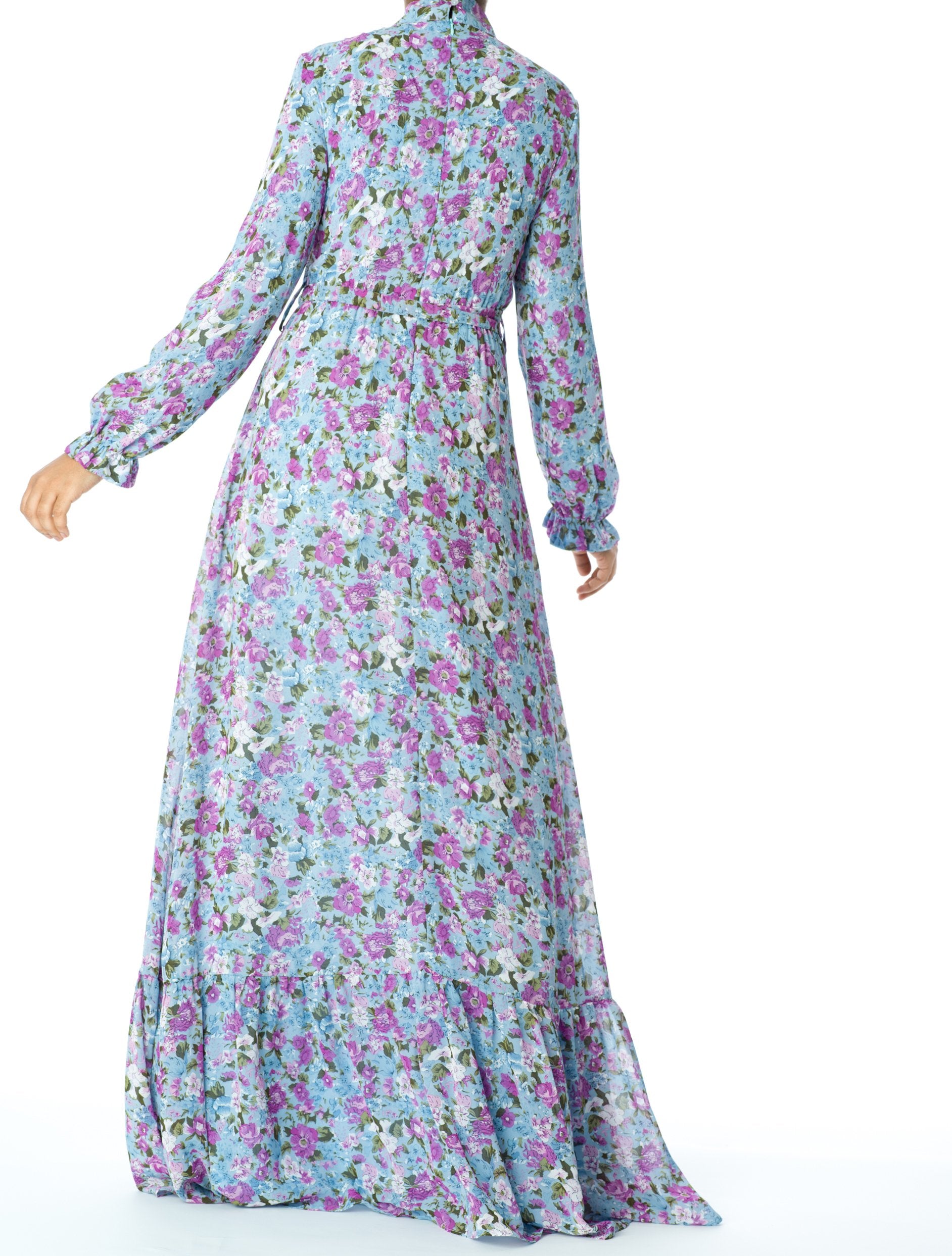 Elegant florals romance Maxi dress Kabayare