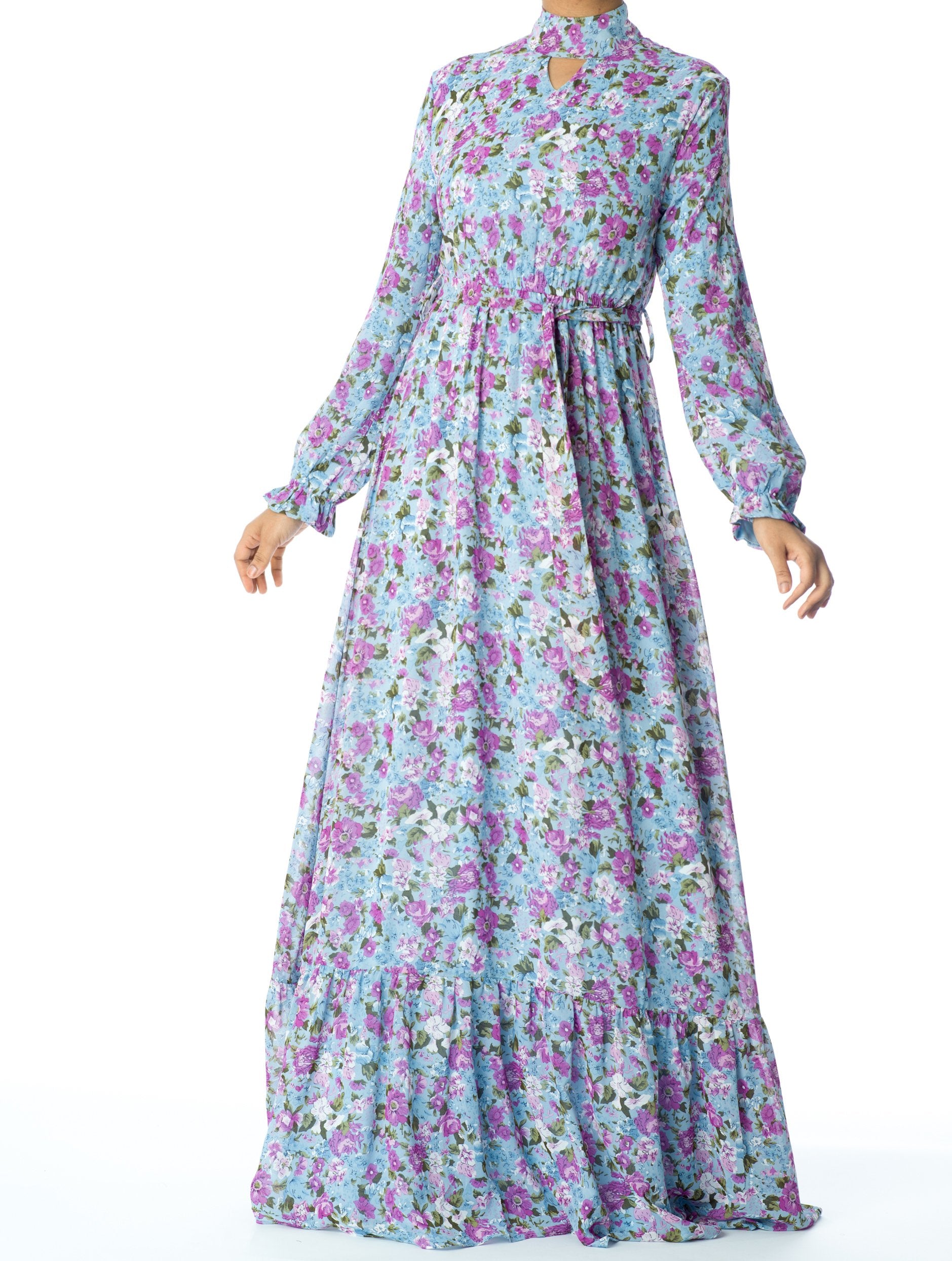 Elegant florals romance Maxi dress Kabayare
