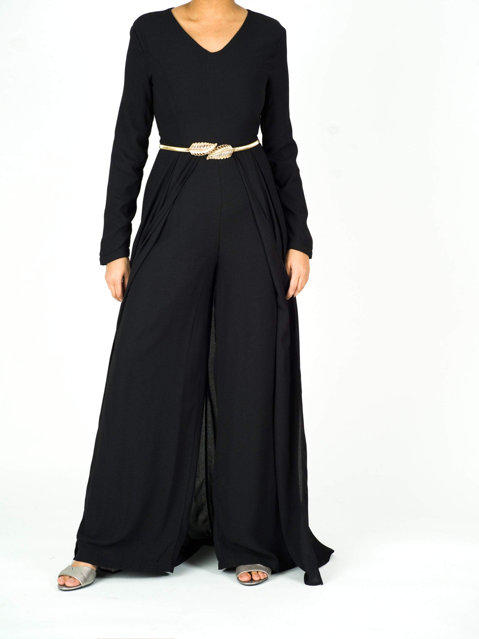 elegant long sleeve playsuit Maxi Kabayare