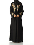 Embroidery feathers Nida abaya Kabayare
