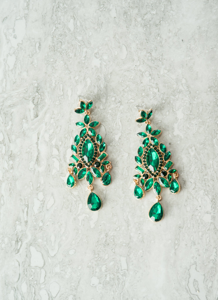 Emerald Grace Drop earrings Kabayare