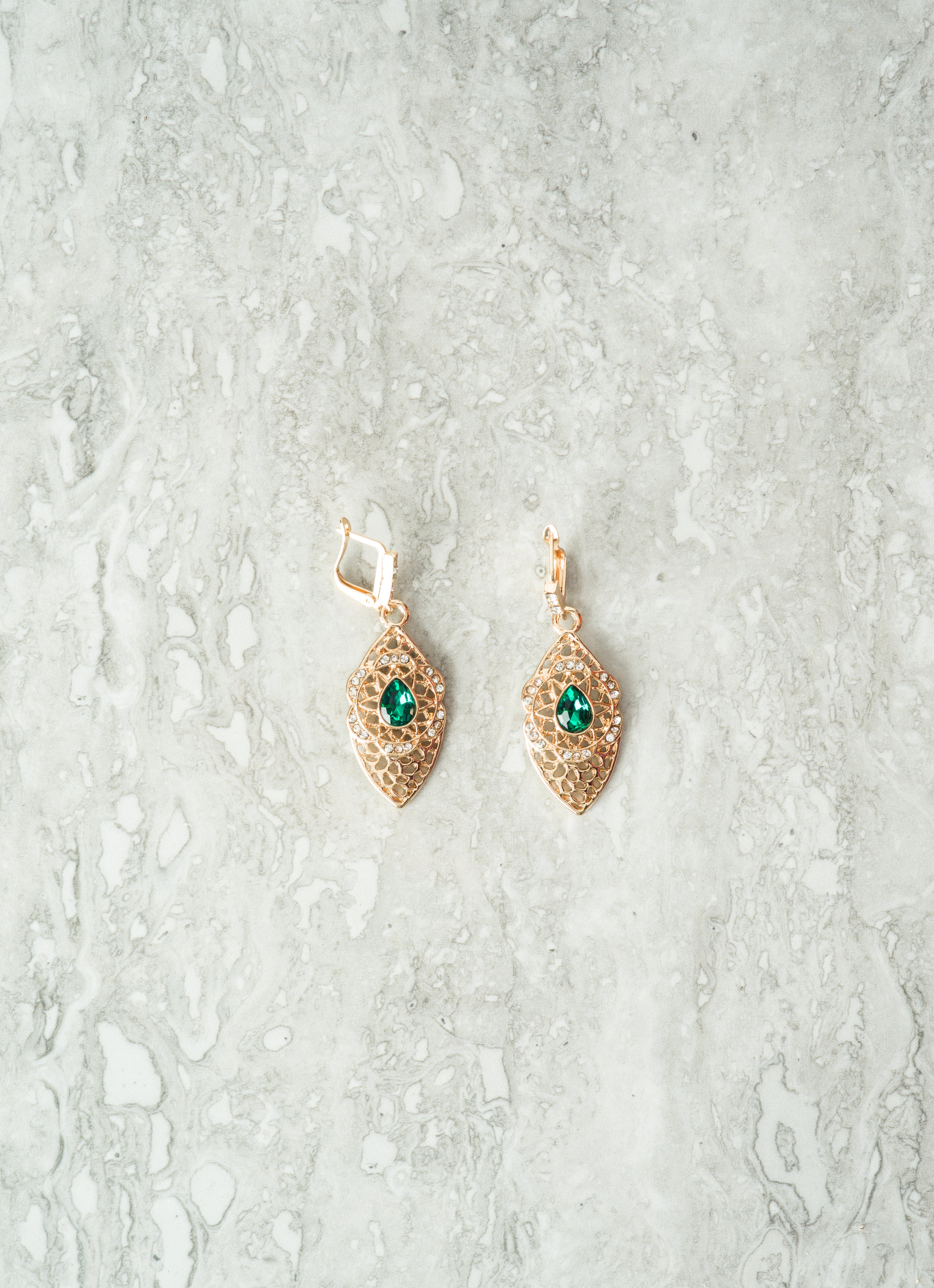 Emerald Nina earrings Kabayare