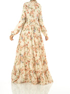 Everlasting Bliss Floral Print Modest maxi dress Kabayare