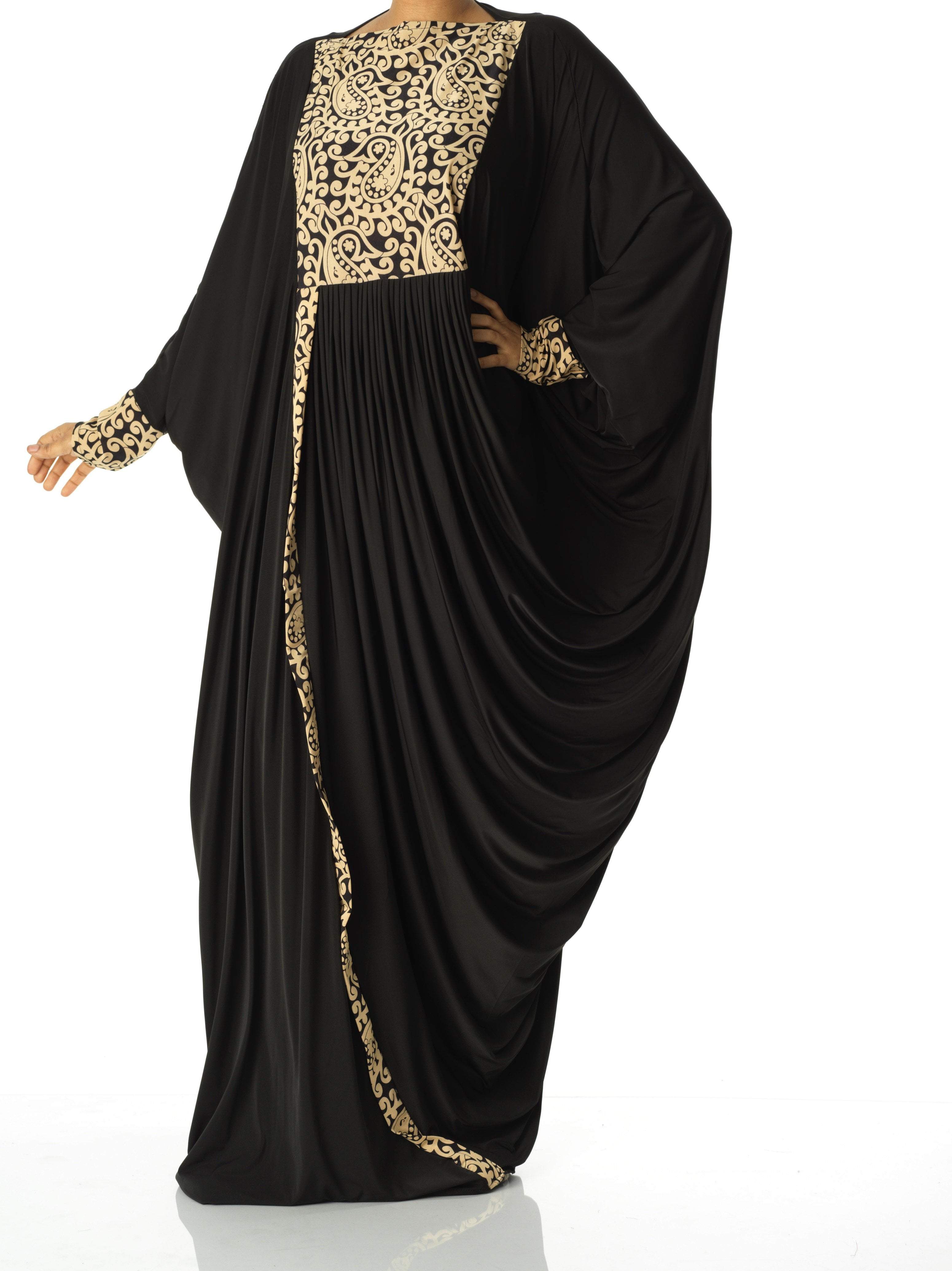 Eye catching butterfly jersey abaya Kabayare Fashion (6819996467378)