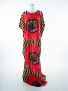 Floral and stripes bati dress Kabayare