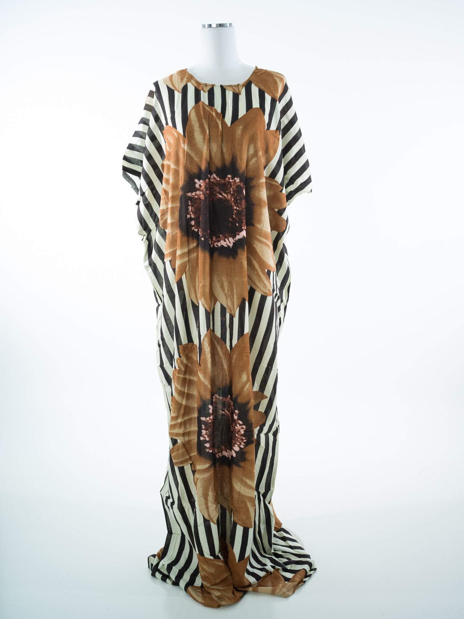 Floral and stripes bati dress Kabayare