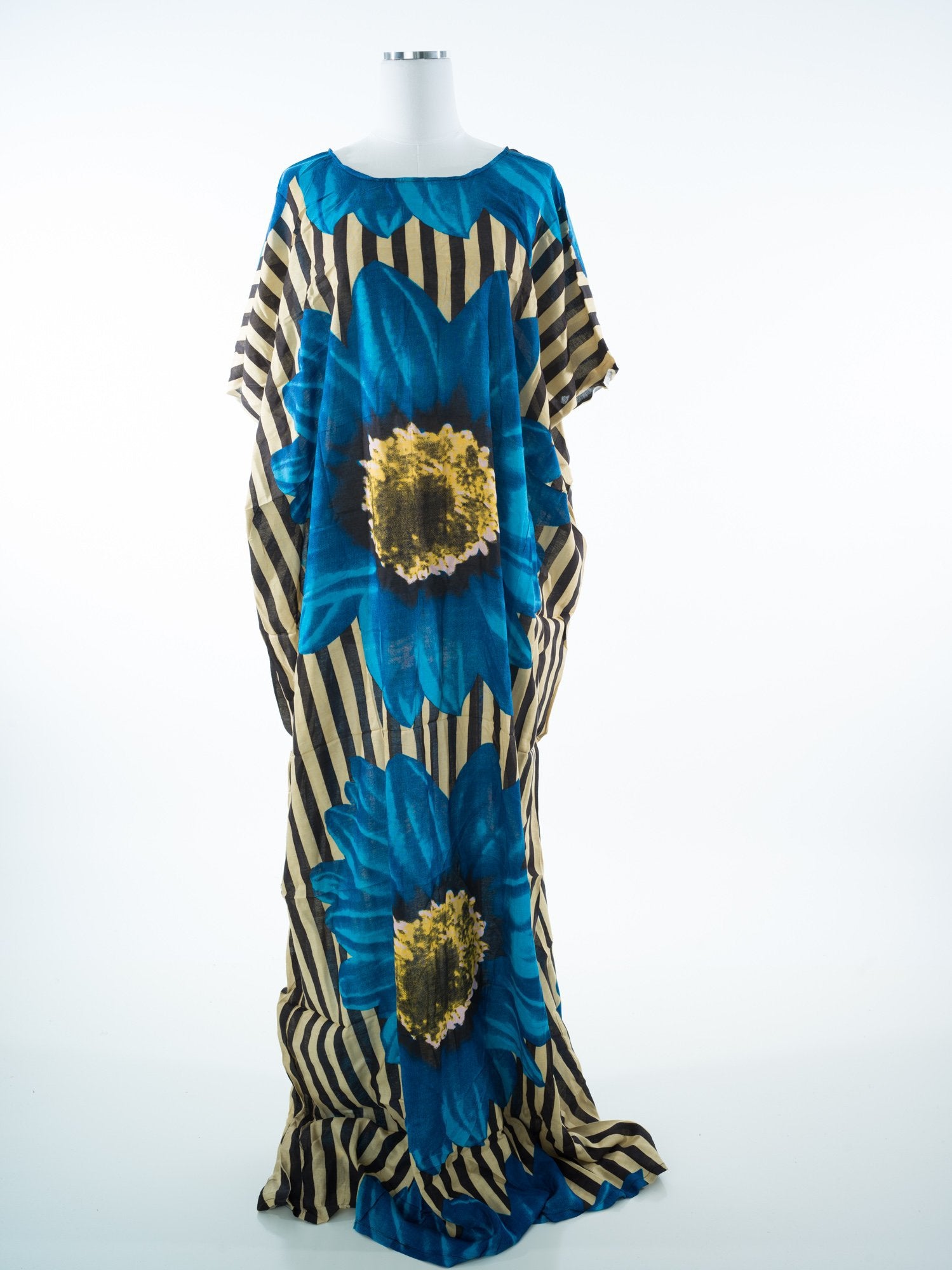 Floral and stripes bati dress Kabayare