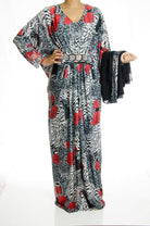 Forest Bridges Butterfly Jersey Abaya Kabayare