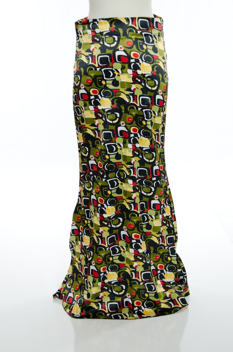 Forest Green Digital Skirt Kabayare