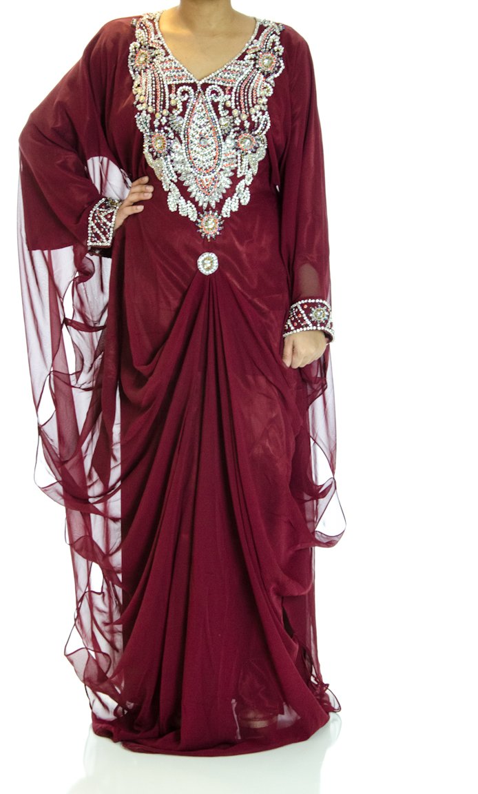 Francisa beads Swarovski Kaftan Kabayare