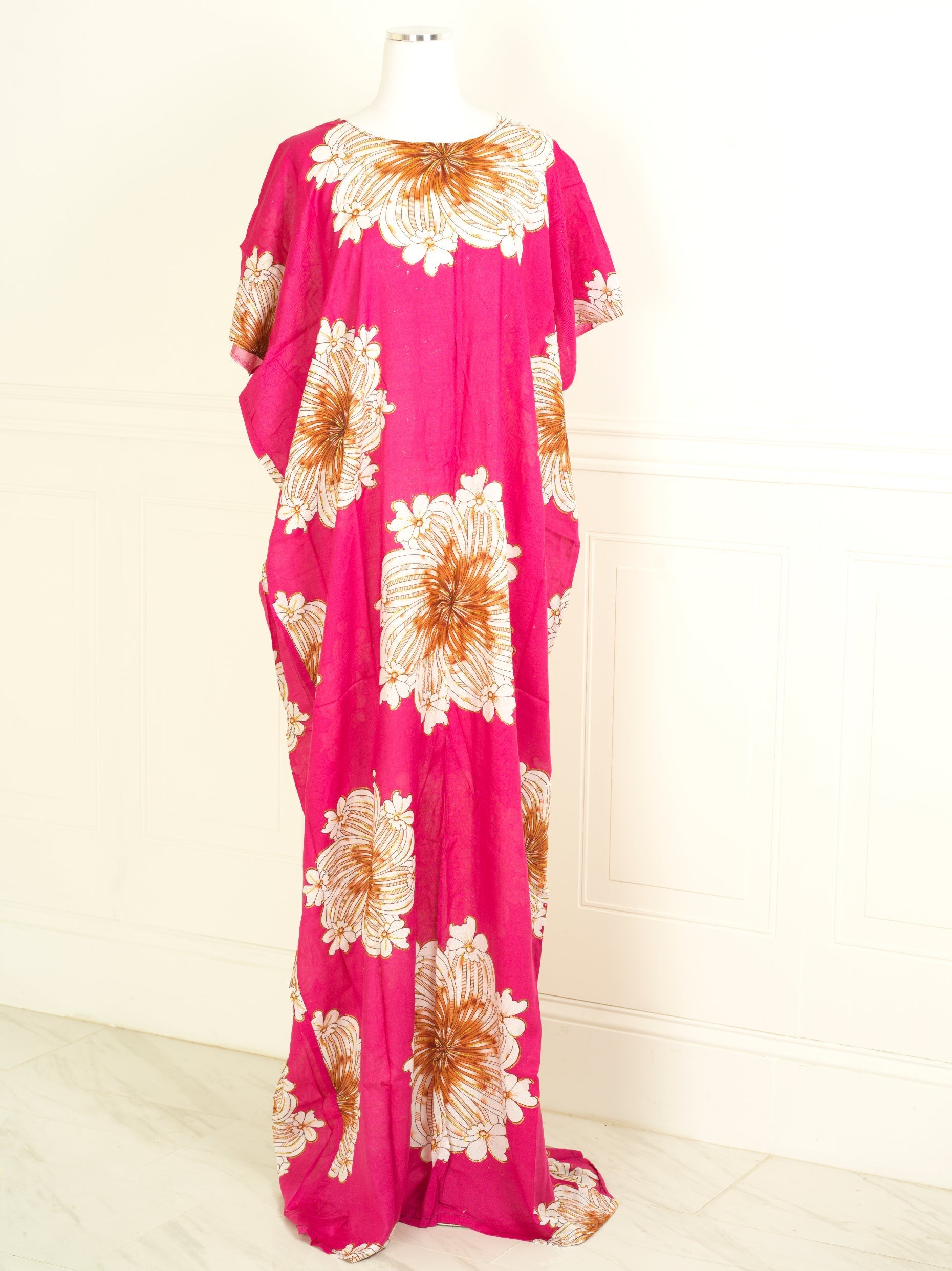 glitter floral print bati dress KF