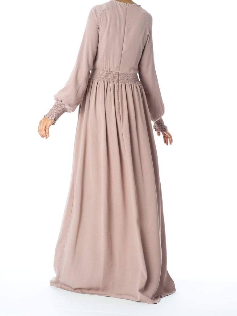Glorious Ruched Maxi Dress Kabayare