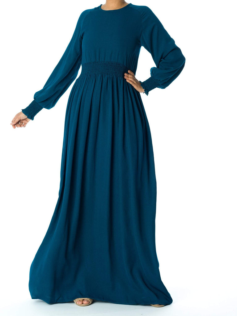 Glorious Ruched Maxi Dress Kabayare