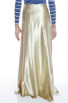 Golden Satin Skirt Kabayare