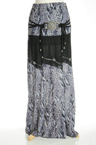 Gray Animal Lace Skirt Kabayare