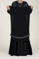 Gray detailed Nida Abaya Kabayare