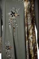 Gray Embroidery dress Kabayare