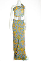 Gray floral Guntiino Kabayare
