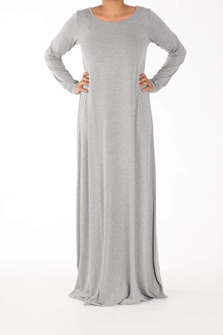 Gray Rayon maxi dress Kabayare