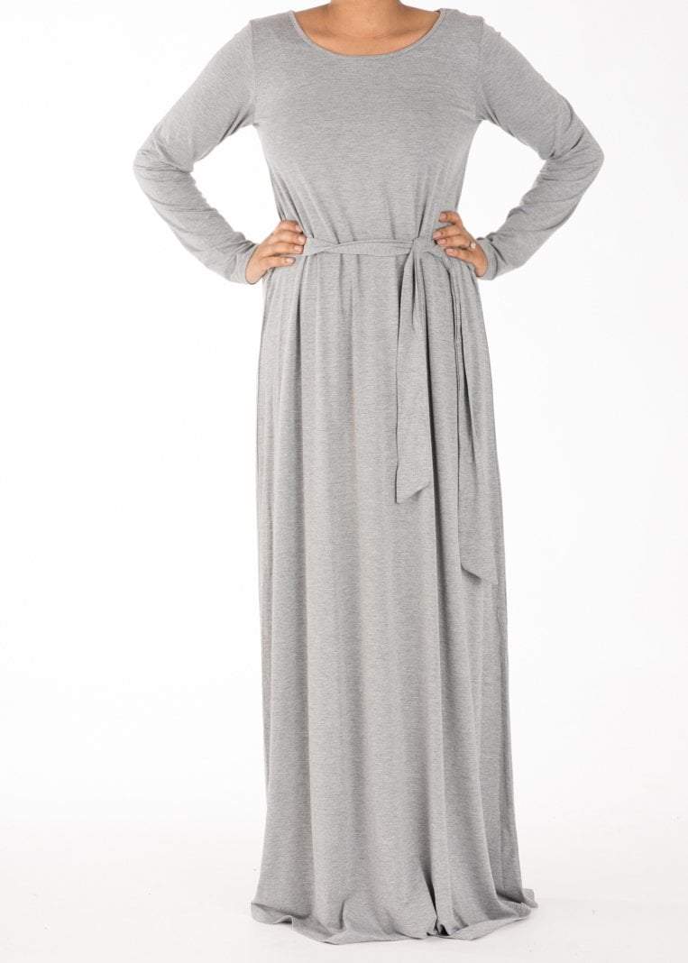 Gray Rayon maxi dress Kabayare