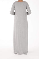 Gray Rayon maxi dress Kabayare