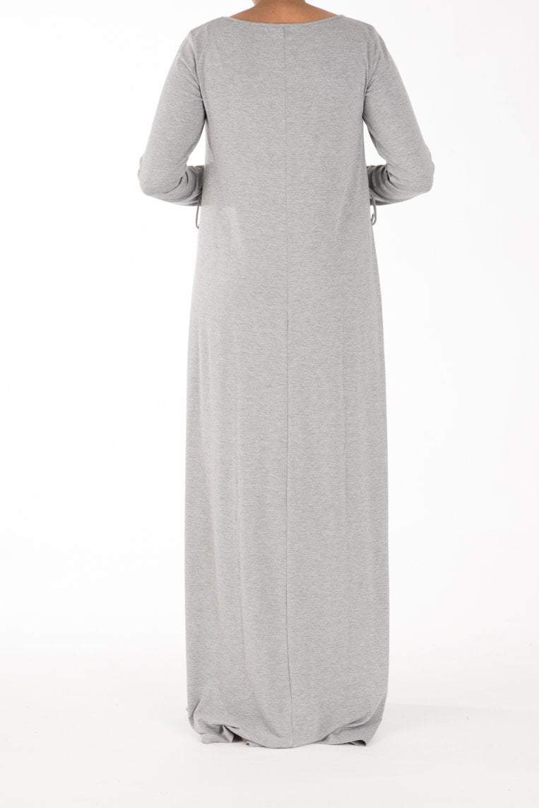 Gray Rayon maxi dress Kabayare