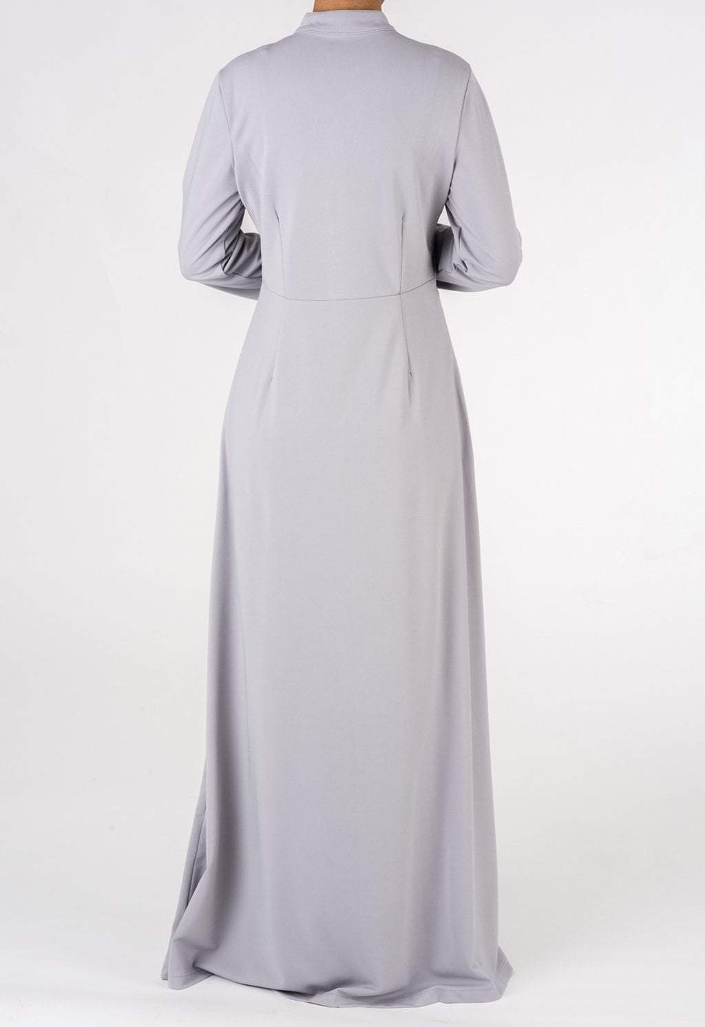 Gray Ultimate Modest Maxi Dress Kabayare