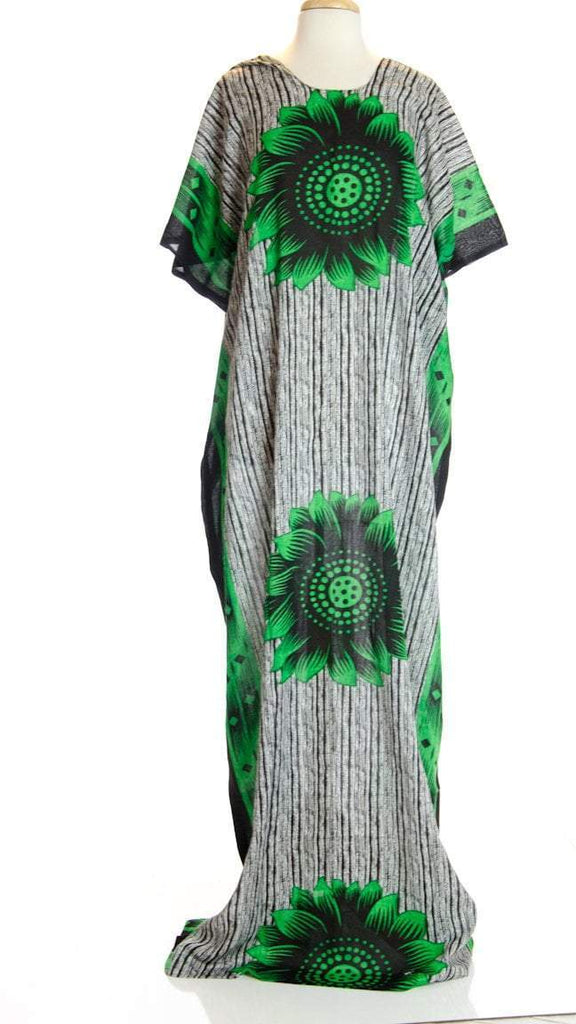 Green bamboo stem bati dress Kabayare