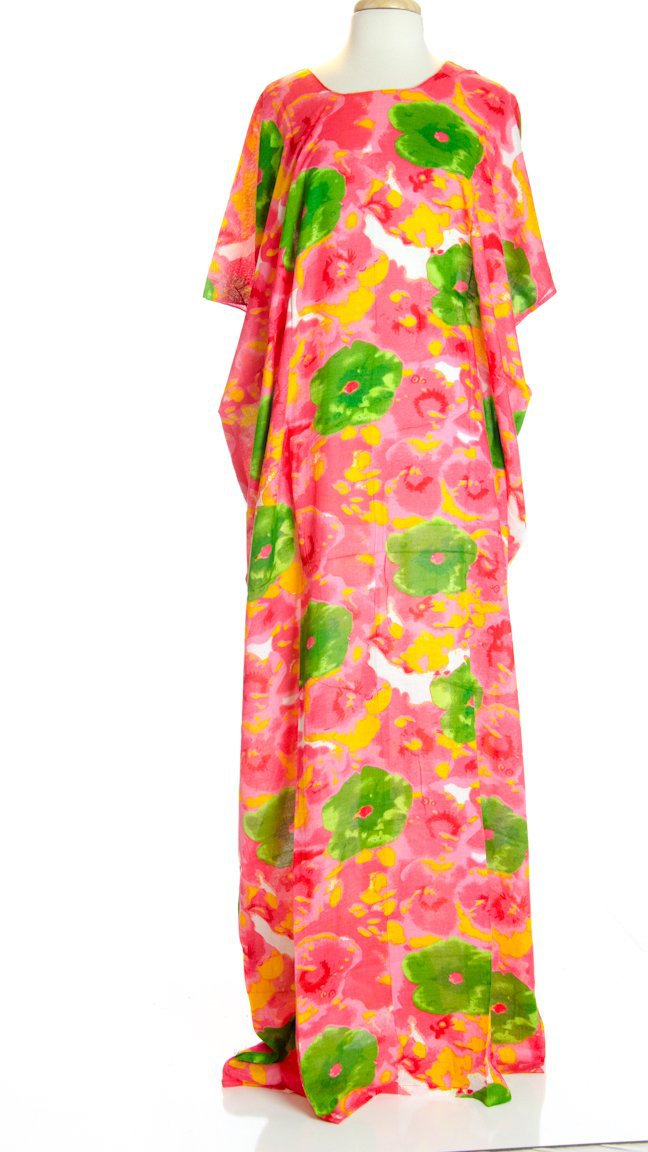 Green blossom bati dress Kabayare